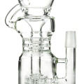 Triple Ratchet Perc Klein Incycler Hookah Glass Smokingpipe (ES-GB-398)